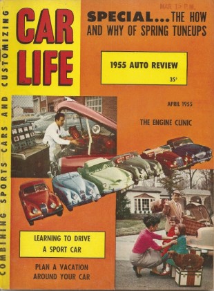 CAR LIFE 1955 APR - NEW CARS, METROPOLITAN